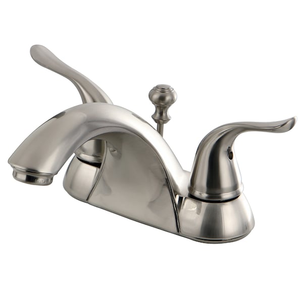 4" Centerset Bathroom Faucet, Brushed Nickel
